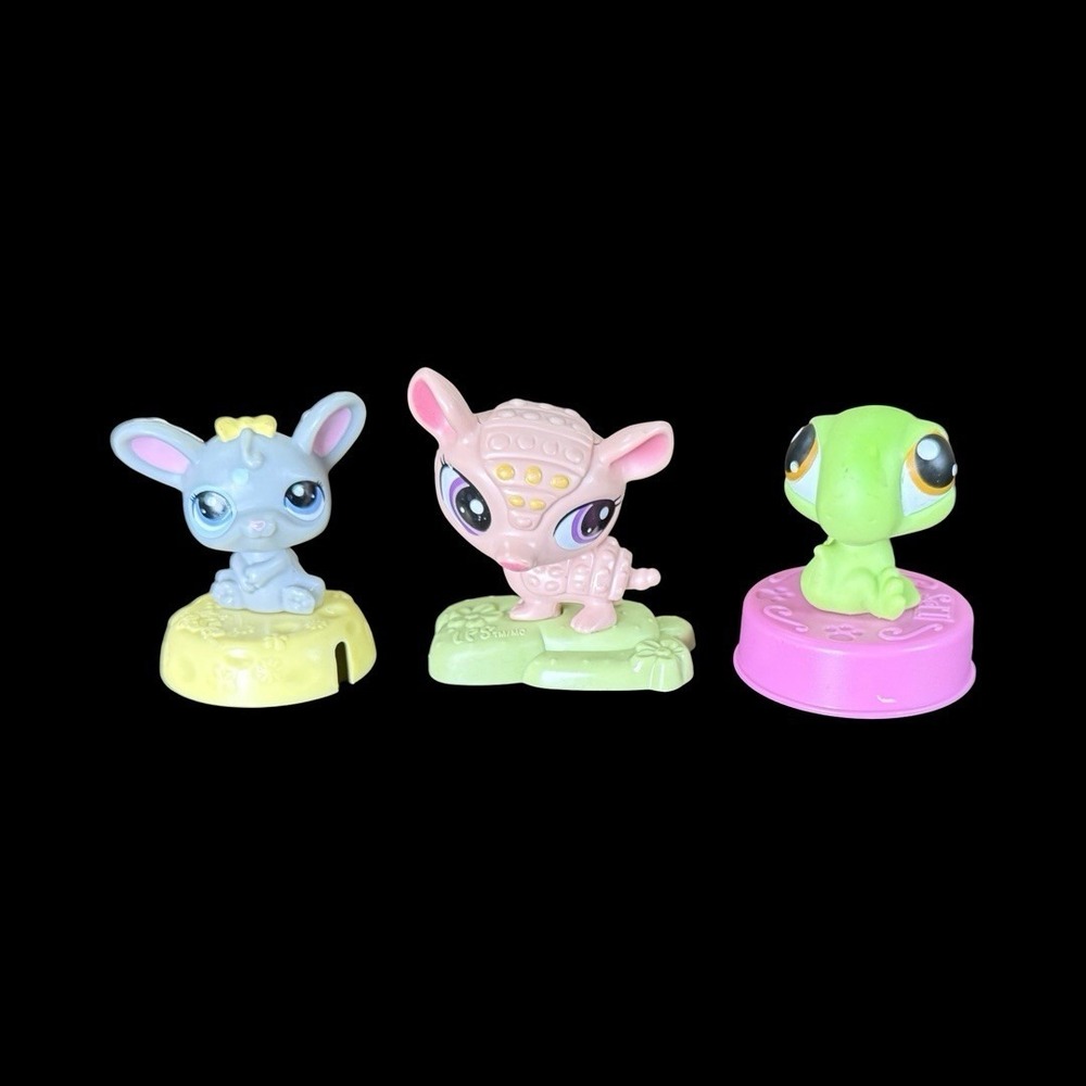 Hasbro‎ Littlest Pet Shop LPS McDonald's Toys Lot Of 3